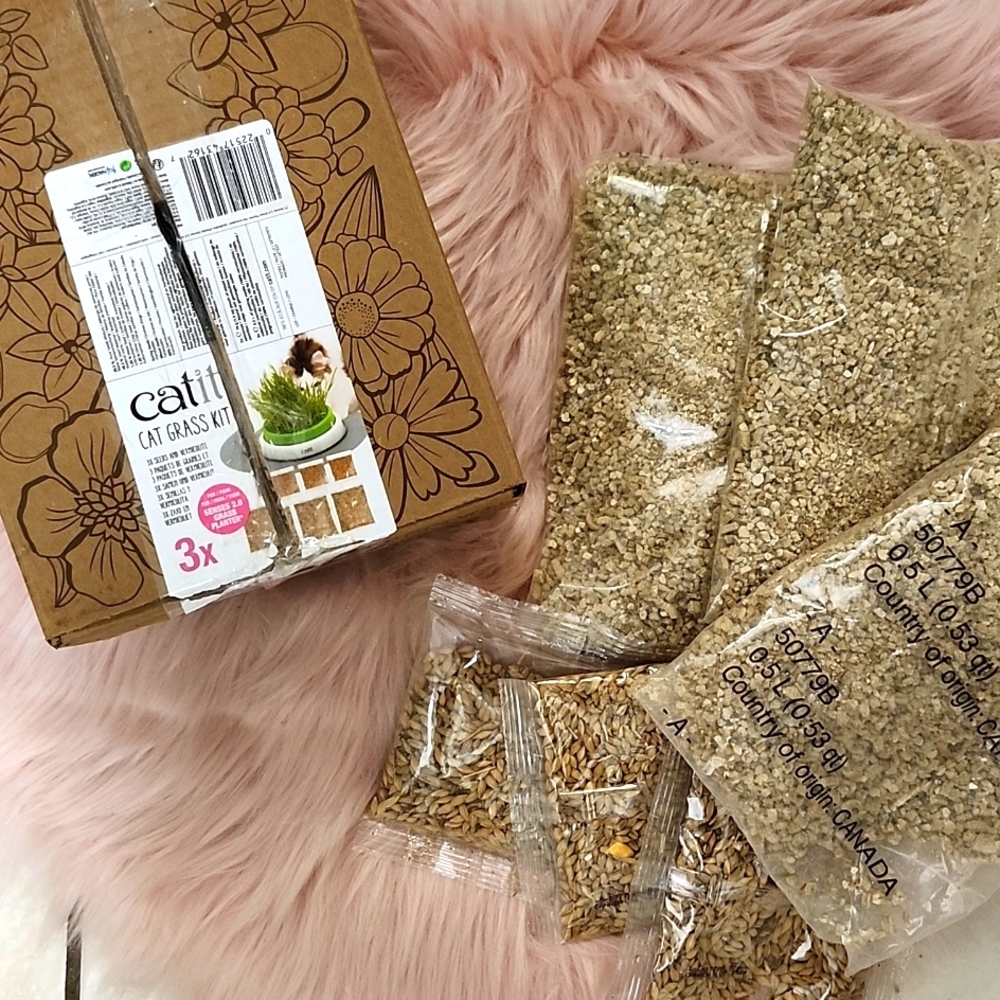 Brand New CATIT SENSES 2.O CAT GRASS REFILL KIT 🐈 *NOTE*